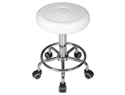 Стул мастера таблетка с подъемником ECO WHITE