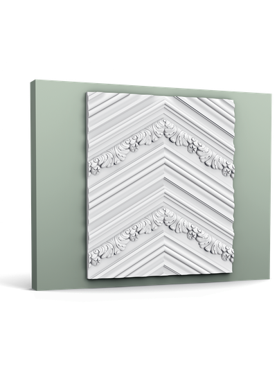 Декоративная стеновая 3D панель из полиуретана Orac Decor W130 CHEVRON