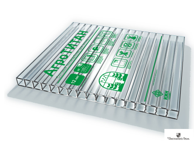 Сотовый поликарбонат "Кинпласт Агро Титан" 4 мм