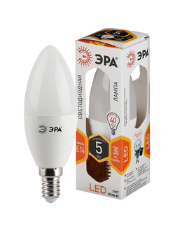 Светодиодная лампа ЭРА LED smd B35-5w-840-E14 4000K