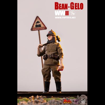 Красноармеец Антон (диверсант) - КОЛЛЕКЦИОННАЯ ФИГУРКА 1/12 Bean Gelo series - Anton (BGS022) - POPTOYS