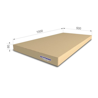 Мат 1х0.5х0.06 м    Романа
