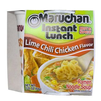 Лапша Maruchan Instant Lunch со вкусом лайма, чили и курицы