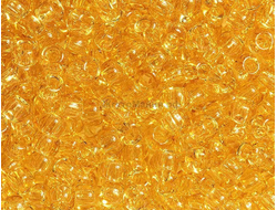 Японский бисер Toho 11/0 #2 Transparent Lt Topaz / Прозрачный светлый топаз