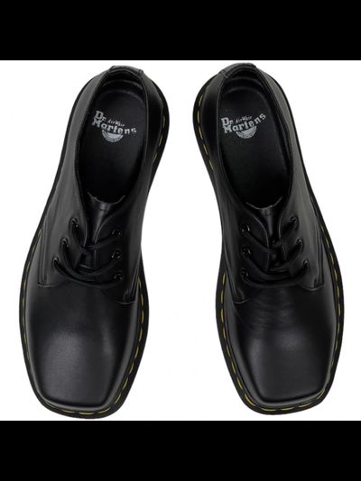 DR MARTENS 1461 BEX SMOOTH LEATHER SQUARE OXFORD BLACK