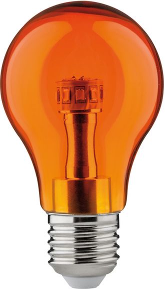 Цветная светодиодная лампа Ecola LED color 8w A55 220v E27 Orange