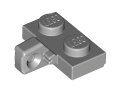 Hinge Plate 1 x 2 Locking with 1 Finger on Side Undetermined Type, Light Bluish Gray (44567)