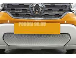 Защита радиатора Renault Duster 2021- chrome низ