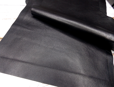 Кожа натуральная (овчина) А4 цвет черный
