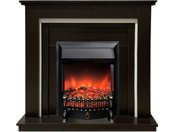 Электрокамин Вотан BL с очагом Fobos