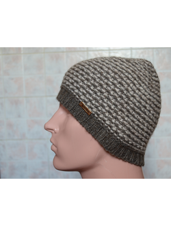 Шапка коричневая мужская Vizio италия купить