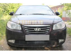 Защита радиатора Hyundai Elantra IV (HD) 2006-2010 black