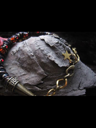 "Шатёр Царевны Лисички", яркий браслет в стиле фэнтези