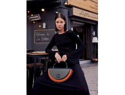 SLICY BAG 2116 Черный  Терракотовый