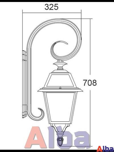 Faro frost 91102fl 18 Парковый светильник
