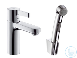 Смеситель для раковины Hansgrohe Metris S (Германия) С гигиеническим душем