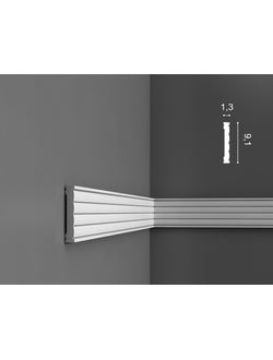 Молдинг P5020 - 9,1*1,3*200см