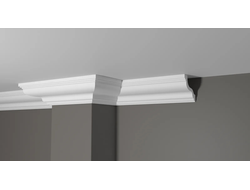 Потолочный плинтус с гладким профилем из дюрополимера Decor Dizayn (Декор Дизайн)- DD30