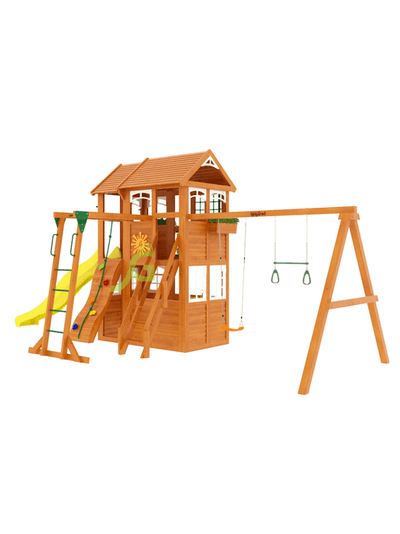 Детская площадка IgraGrad Клубный домик 2 с рукоходом Luxe