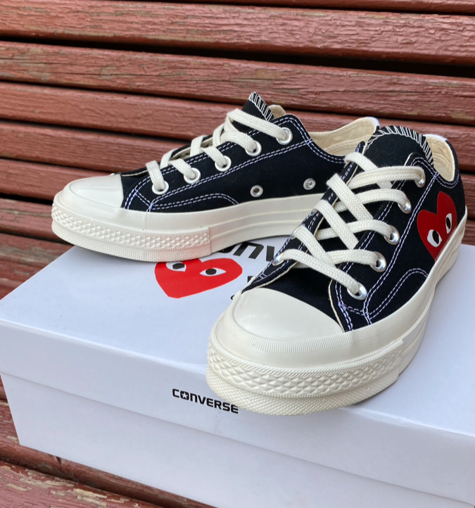 кеды converse comme Des Garcons черные 150206c