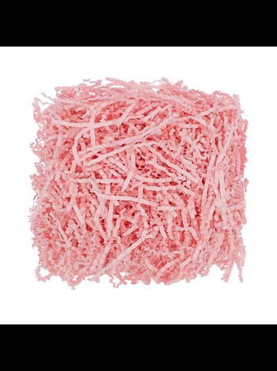 Наполнитель бумажный волнистый Премиум (розовый), 100г