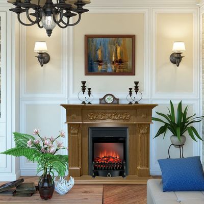 Электрокамин Лидс DN с очагом Fobos