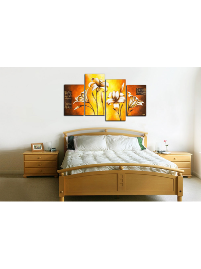 Модульная картина &quot;Лилии в саду&quot;