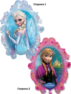 Холодное сердце шар 2-х сторонний