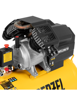 Компрессор воздушный DKV2200/50, Х-PRO 2.2 кВт, 400 л/мин, 50 л Denzel