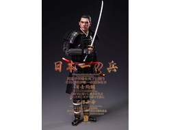 ПРЕДЗАКАЗ - Самурай Санада Юкимура (в черном) - Коллекционная фигурка 1/12  The Greatest Warrior of Japan Black Standard (D12006) - D12TOYS ?ЦЕНА: 12900 РУБ.?