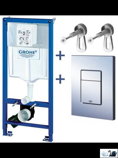 Инсталляция Grohe Rapid SL 38772001, со Skate Cosmopolitan хром