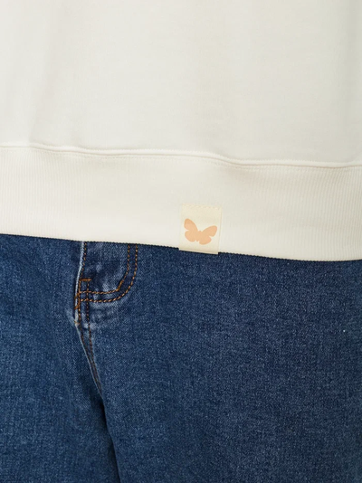 МУЖСКОЙ СВИТШОТ  БЕЛЫЙ "ВДОХНОВЕНИЕ"