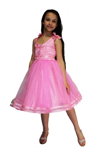 Коктейльное платье&quot; Розес&quot;  6-9 лет