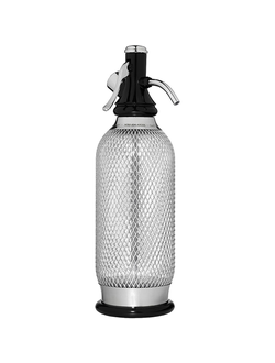 Сифон для газирования воды/содовой 1л, нержавеющая сталь/пластик