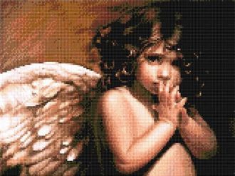 Маленький ангел 902211 (алмазная мозаика Anya) ml-md