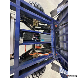 Электротрицикл грузовой ASL D4 CAB 1800 72V 68Ah