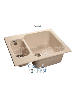 Керамическая мойка Granfest Гранфест STANDART GF-S615K реверсивная 2 секционная мойка