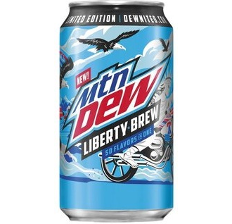 Газированный напиток Mountain Dew Liberty Brew 355мл