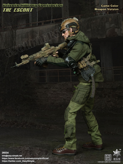 Русский наемник ФИГУРКА 1/6 scale Private Military Contractor The Escort (26034) Easy&Simple