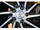 Комплект дисков R16 7,0J ET+36 5*100 Vossen CVT Черный глянец с полированными лучами (G560)