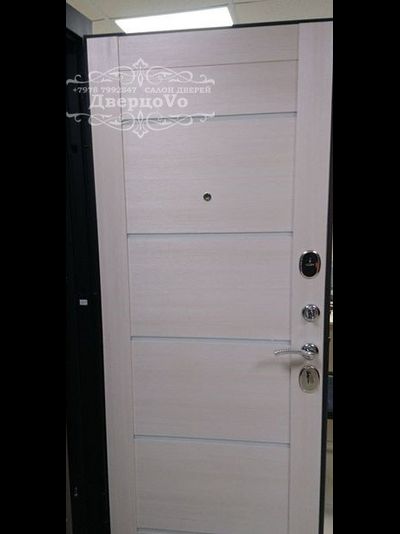 ГАРДА 7,5 см МУАР ЧЕРНЫЙ/ ЦАРГА. ЛИСТВЕННИЦА БЕЖ/ БЕЛЫЙ ЛАКОБЕЛЬ