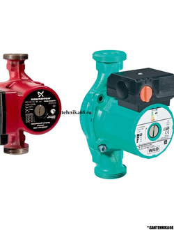 Циркуляционные насосы для отопления WILO GRUNDFOS ZOX Valtec