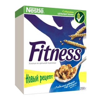 Хлопья Nestle Fitness из цельной пшеницы 250 г