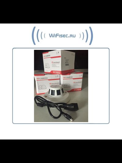 Видеоняня. охранная IP WiFi-LAN видеокамера с выводом для подключения внешнего микрофона и ночным видением, HD (изв. дыма)