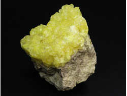 Сера, кристаллы на породе, Мексика (41*40*33 мм, 48 г) №23562