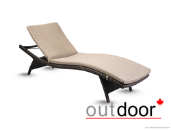 Шезлонг из ротанга OUTDOOR Палермо Коричневый