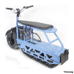 Гусеничный электровездеход SandBike Голубой