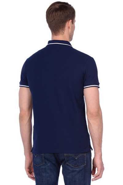 Поло мужское с символикой СССР 65PM-RR-1783 (Синий)