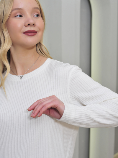 Джемпер: 626-10240-молочный