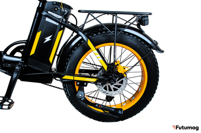 Электровелосипед Minako F11 PRO 20 (жёлтый)